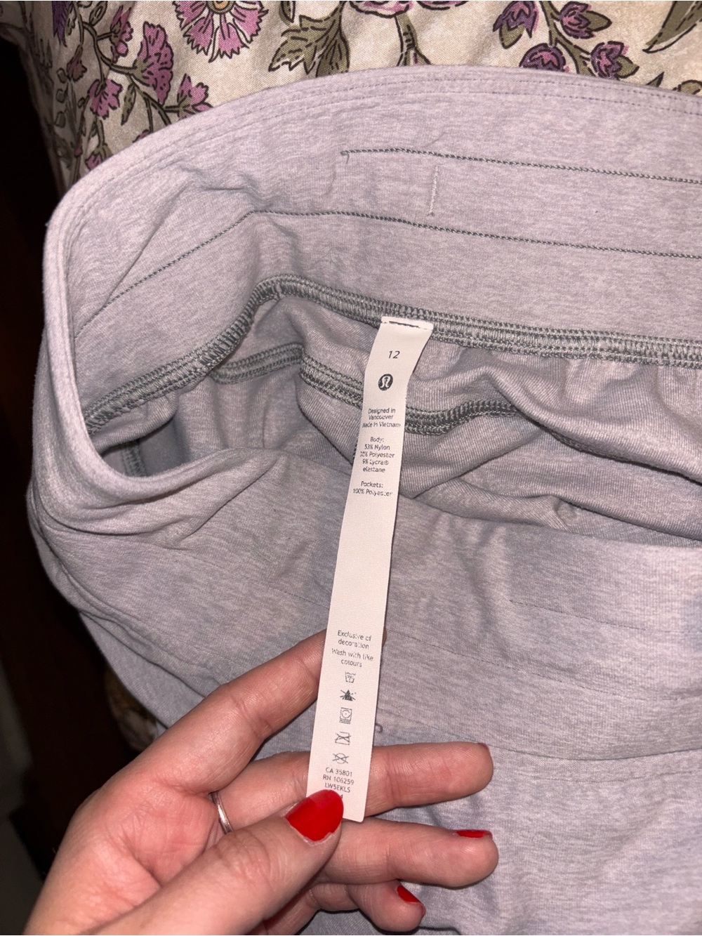 Lululemon Ready to Rulu High-Rise Jogger Gray 12 Workout Gym Loungewear - Picture 8 of 9